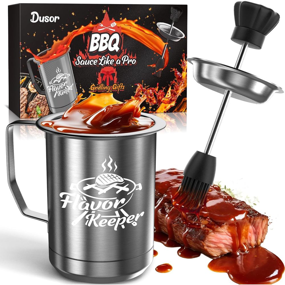 Kitchen Gadgets To Have - BBQ-Soßentopf und Pinsel-Set für Männer und