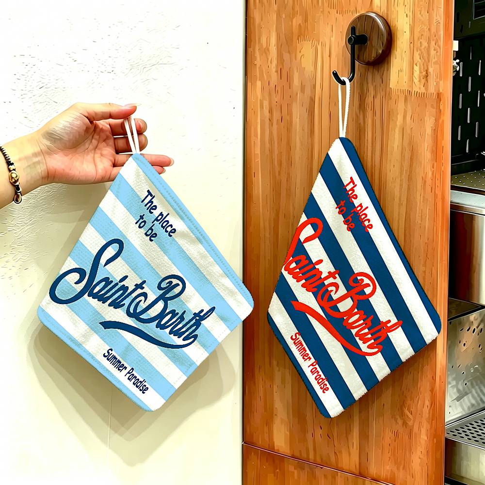 Kitchen Gadgets Trending - Saint Fashion Barth Polyester-Baumwoll-Handtuch, Hängetuch, Schnelltrocknend