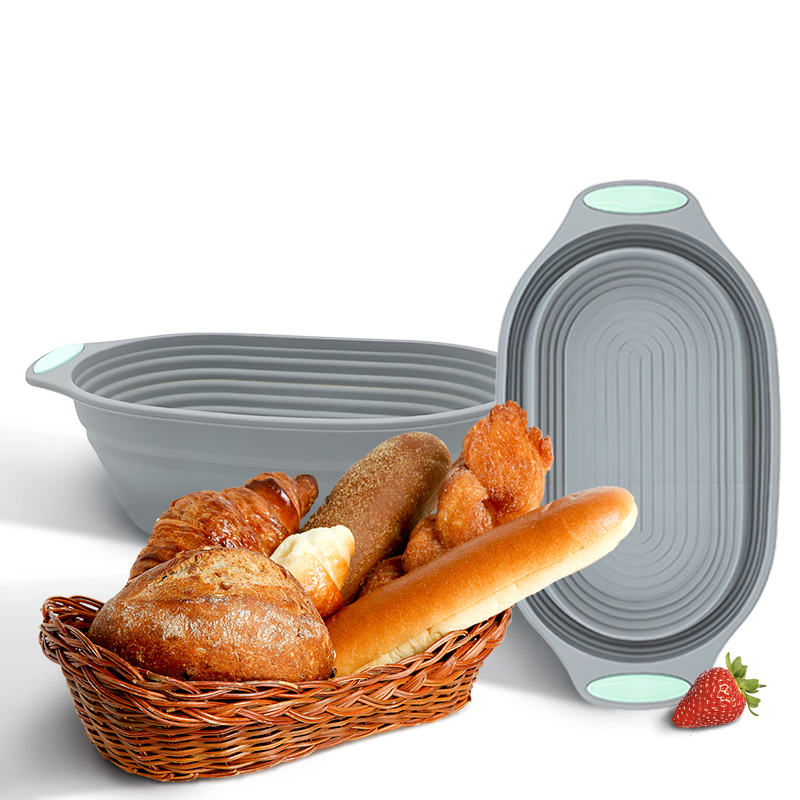 Kitchen Hanging Gadgets - 1 Stück Silikon Faltbarer Banneton Brotgärkorb
