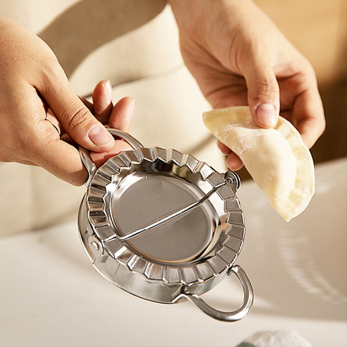 Kitchen Gadgets Trending - 2026 Trend Teigtaschenformer aus Edelstahl, Empanadas-