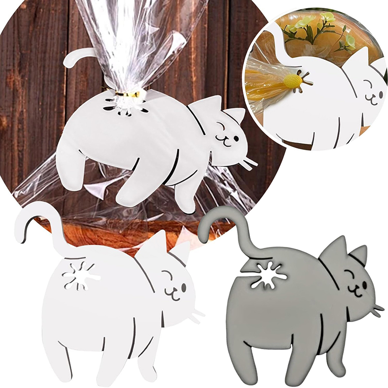 Kitchen Gadgets To 3D Print - Lustige Katze Hintern Brot Clip 3D