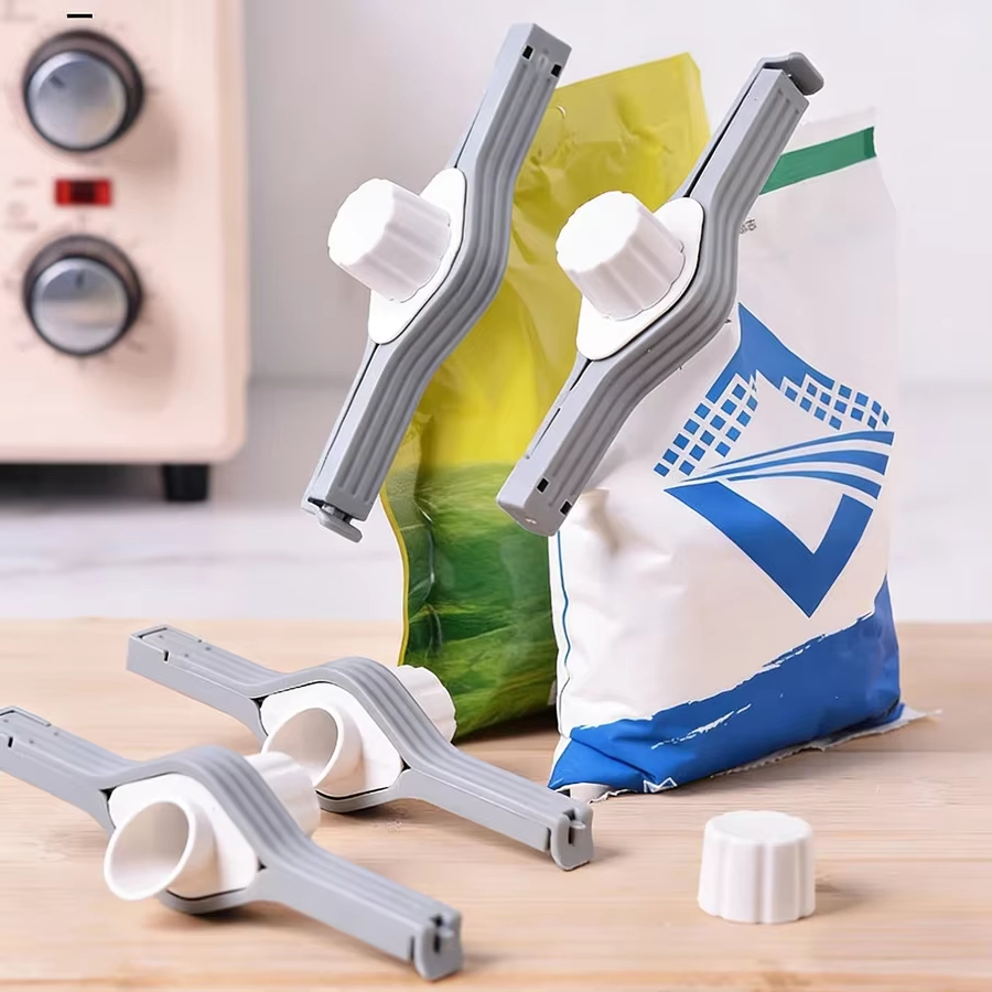 Kitchen Hanging Gadgets - Küchen-Verschlussclip, Spiraldeckel, Salz, Freizeitnahrung, Konservierungswerkzeuge, Zubehör,
