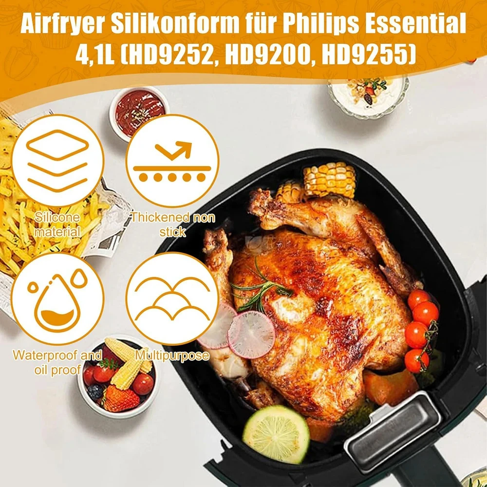 17 cm Silikon-Backform für Hei – Philips Air Fryer Hd9252 Bewertung und Preis