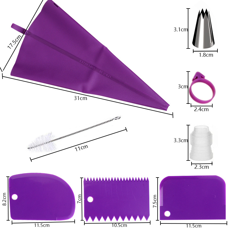 Edelstahl-Spritztüllen-Set mit – Kitchen Hanging Gadgets Bewertung und Preis