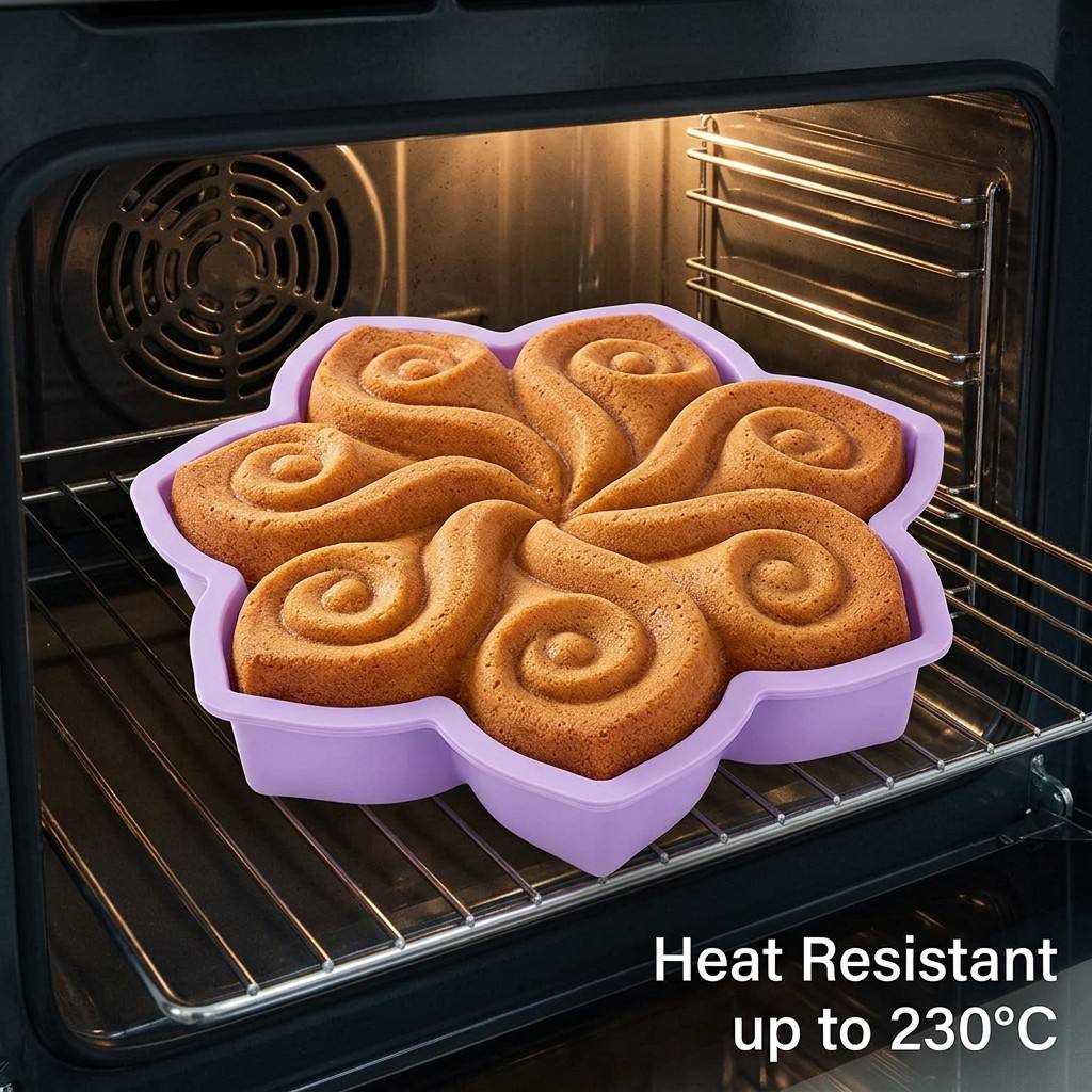 Große Blumen-Silikon-Kuchenfor – Kitchen Hanging Gadgets Bewertung und Preis