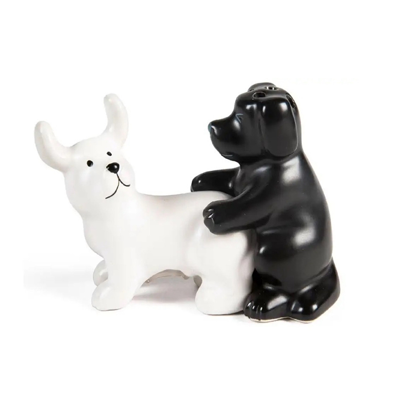 Schwarz-weißes Keramik-Hunde-S – Kitchen Gadgets Novelty Bewertung und Preis
