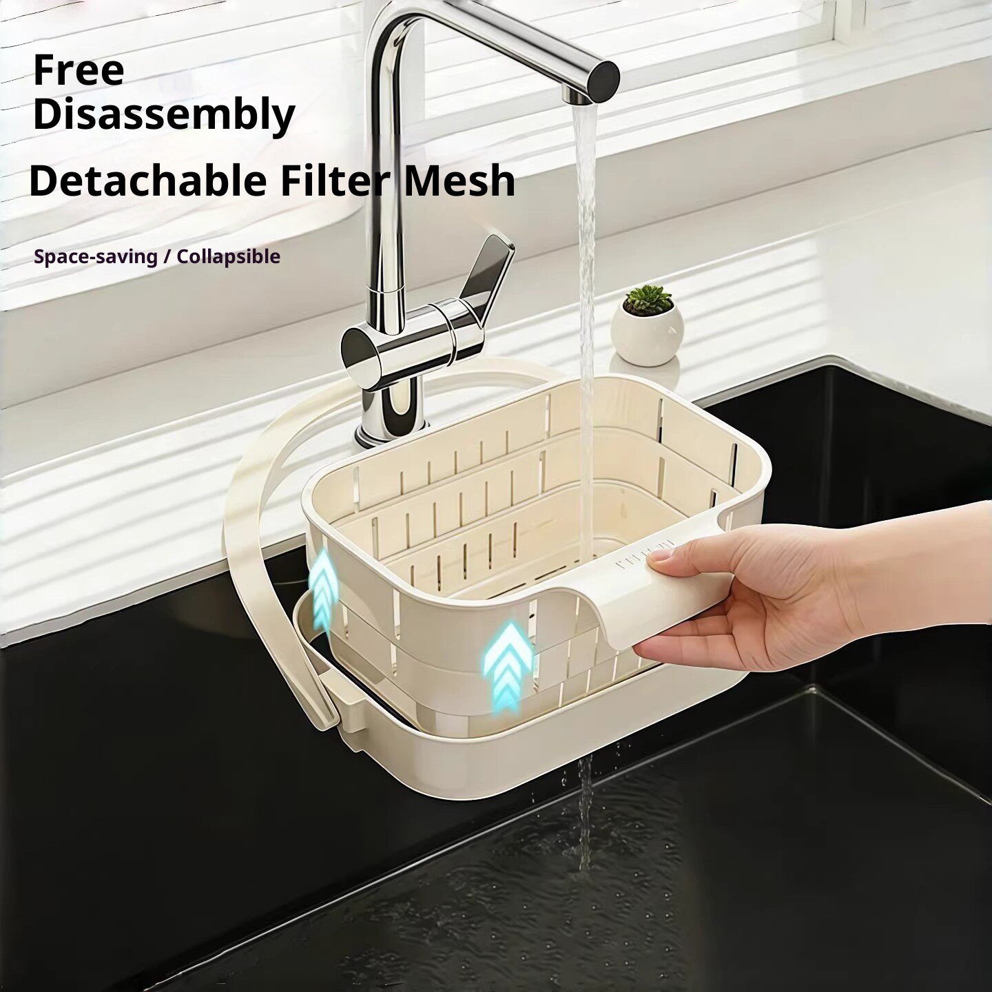 Faltbarer Spülbeckensiebkorb,  – Kitchen Hanging Gadgets Bewertung und Preis