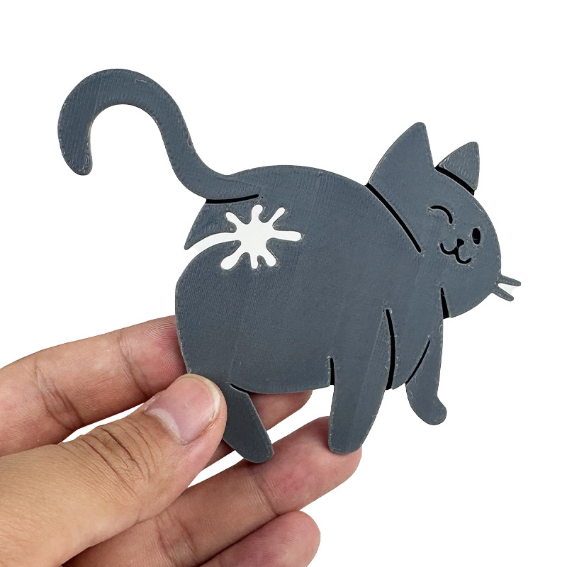 Neuer Verkauf: 2er-Set 3D Katz – Kitchen Gadgets Novelty Bewertung und Preis