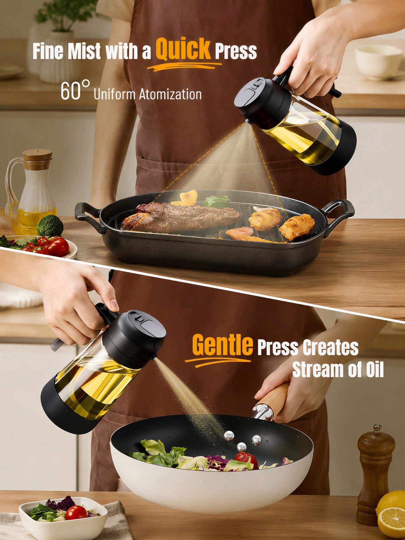 2 Stück 2-in-1 Ölsprüher & Aus – Kitchen Gadgets To Have Bewertung und Preis